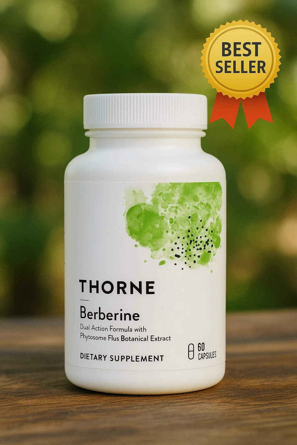 Thorne Berberine 1000mg 60 Caps Glucose Heart Metabolism Support Supplement New