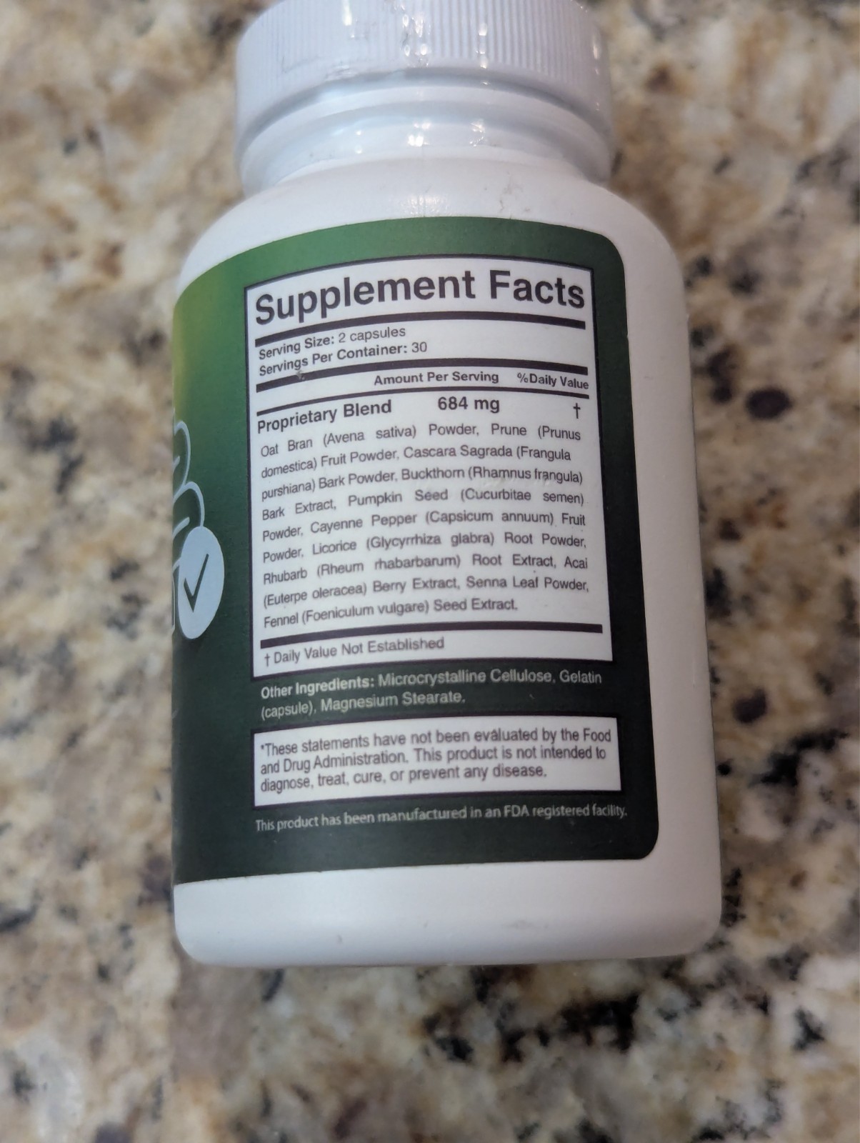 Flora Zen Advanced Digestive Aid Supplement 60 capsules exp: 03/2028
