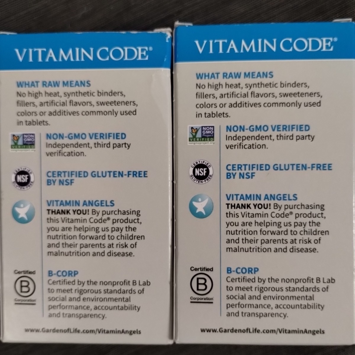 2) Garden of Life Vitamin Code Raw One for Men 30 Capsules Each -Exp: 09/26 -NEW