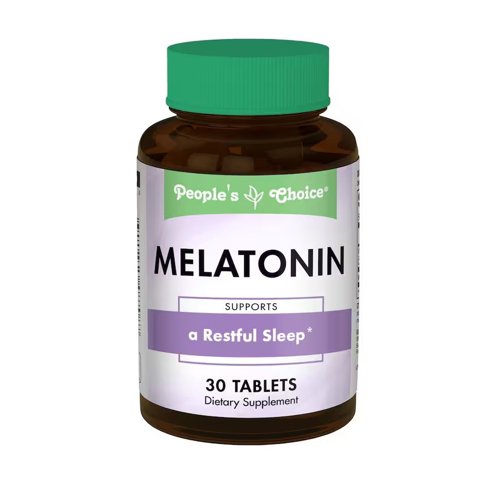 People’s Choice Melatonin 3mg 30 Tablets Sleep Support Gluten Free Vegetarian