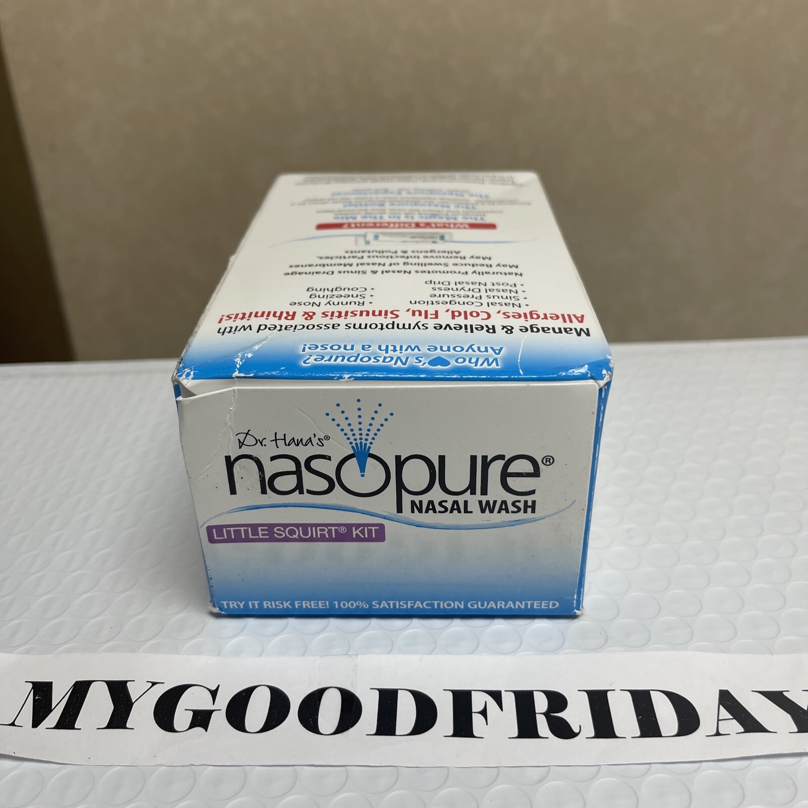 Nasopure Nasal Wash System Little Squirt Kit 1 Kit BPA-Free Exp:07/2027