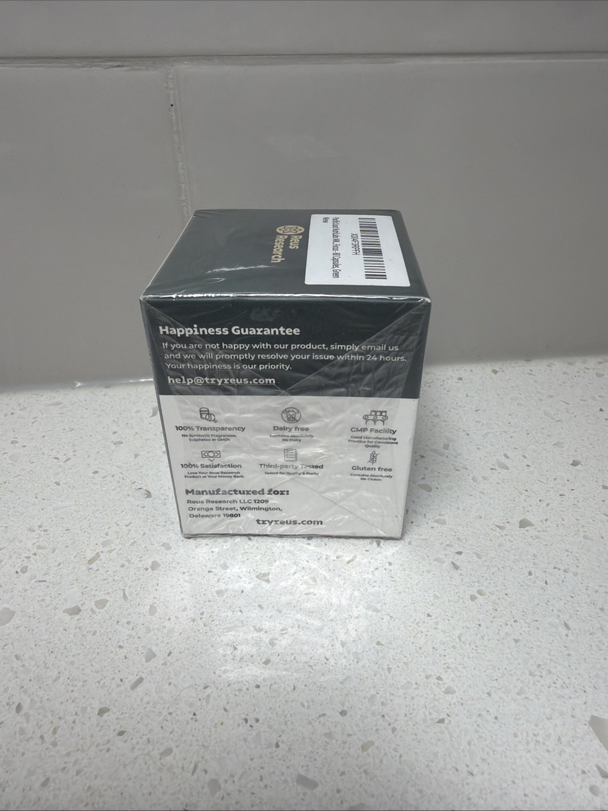 Reus Research NAD+ Nicotinamide Riboside 900 mg + Resveratrol, 80 Caps SEALED