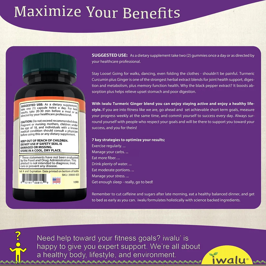 Cucurmin Supplement | Best Supplement Capsule Pill Men Women FREE SHIP