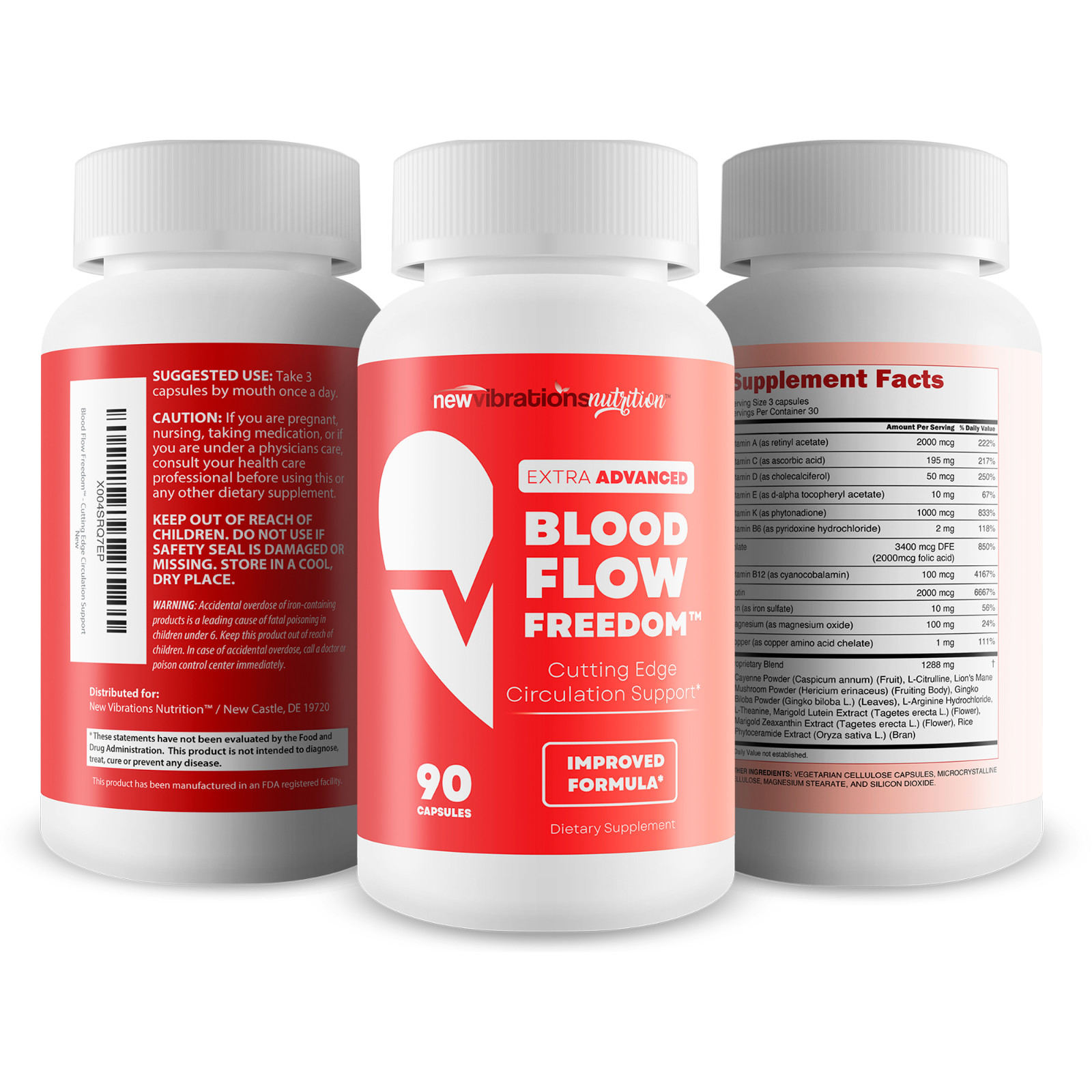 Blood Flow Freedom – Our Best Heart & Blood Circulation Support Supplement