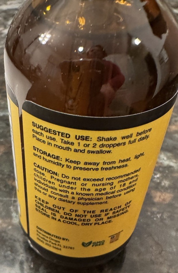 Banana Drops Liquid Supplement 2oz 3 Pack Max Strength Exp 11/26 Free Ship