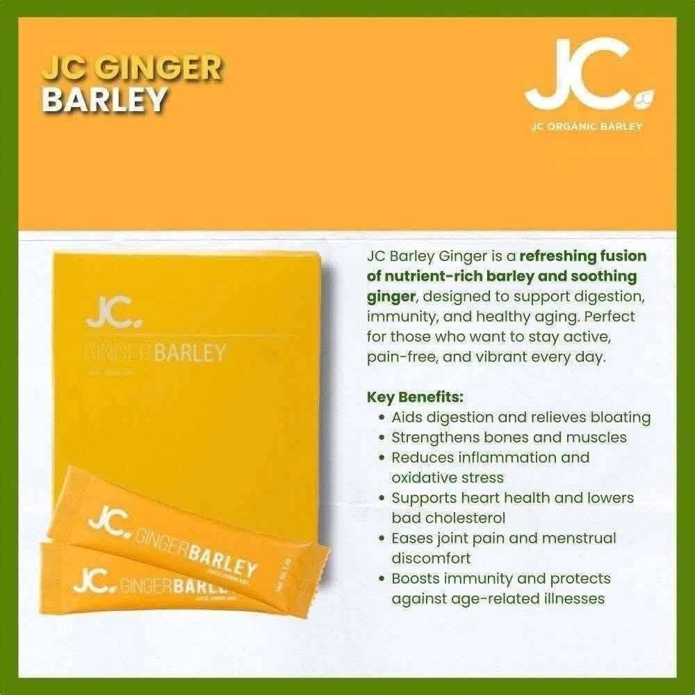 Jc Organic Barley Ginger (1×10 Sticks)
