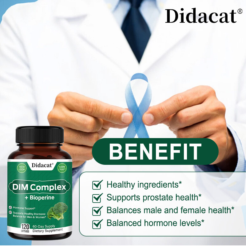 DIM Complex, With Bioperine, Premium Hormonal Support Formula For Men & Women