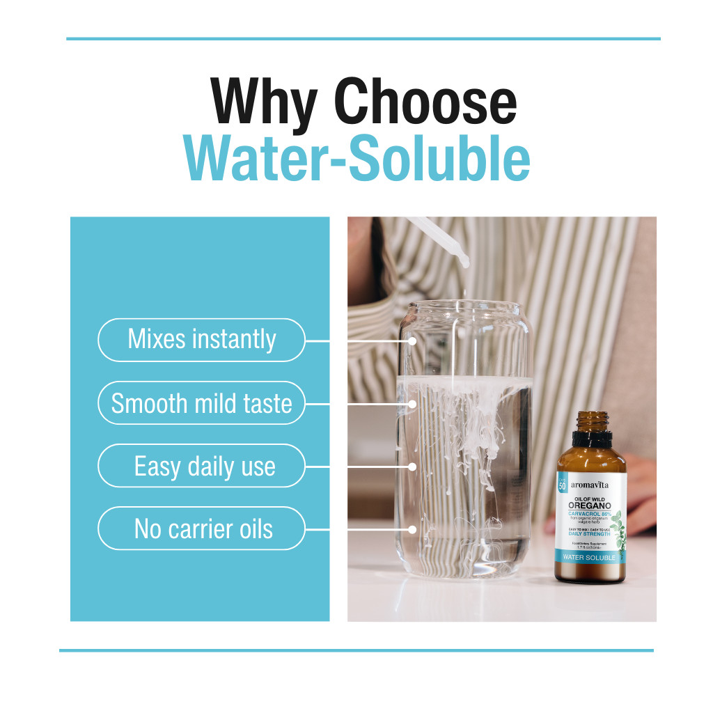Water Soluble Wild Oil of Oregano Oil 50ml/1,7oz Healthy Digestive,Respiratory