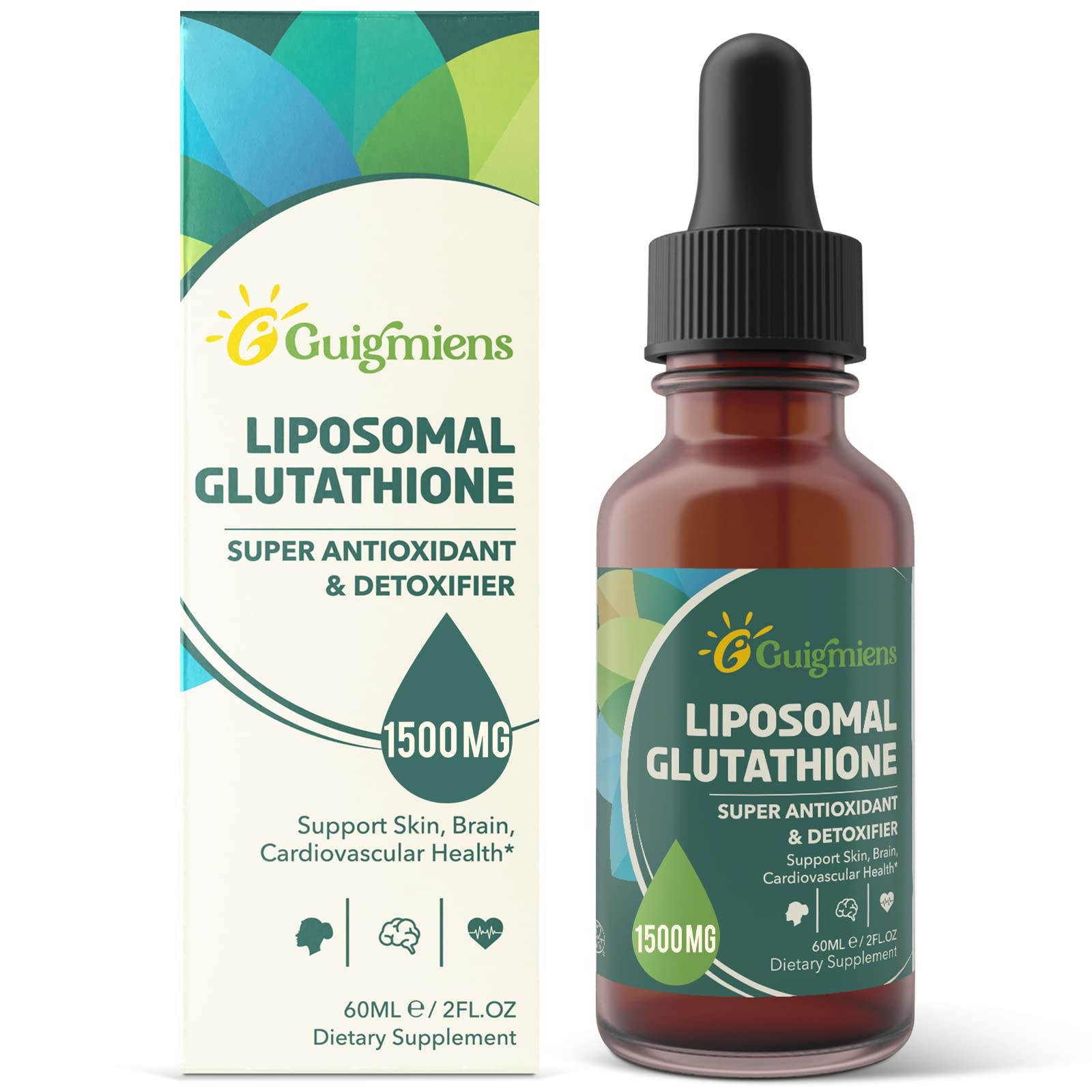 Liposomal Glutathione 1500 MG, Superior Absorption, 2.02 Fl Oz (Pack of 1)