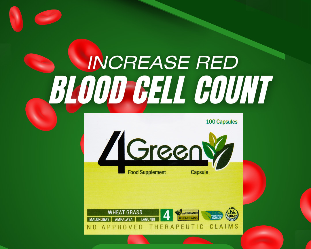 JC The power of 4 Green Supplement Box: 10 Blisters, Capsule: 500 mg