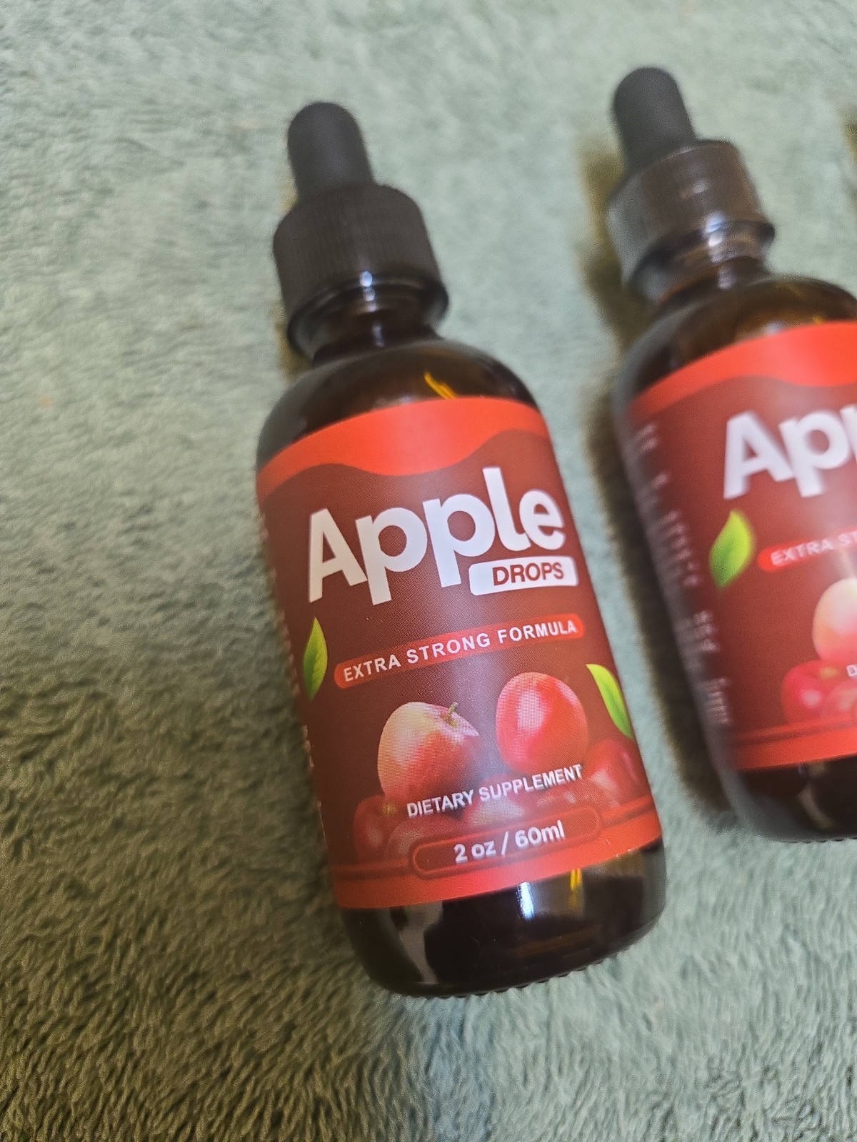 Apple Drops Extra Strong Formula Dietary Supplement 2 oz (Lot of 3)