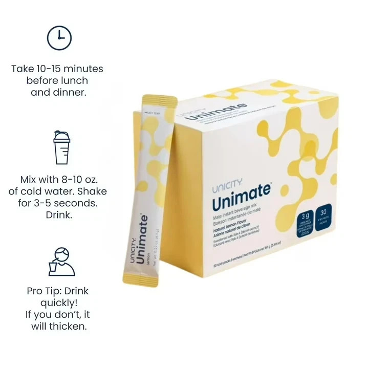 Pack Of 3-Unicity Balance 60ct + Unimate Lemon 30ct Combo (Free Shipping)