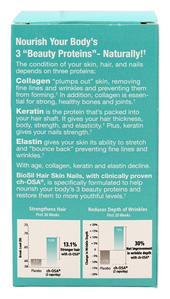 Natural Factors BioSil cH-OSA Advanced Collagen Generator 5 mg., 120 Veg Caps