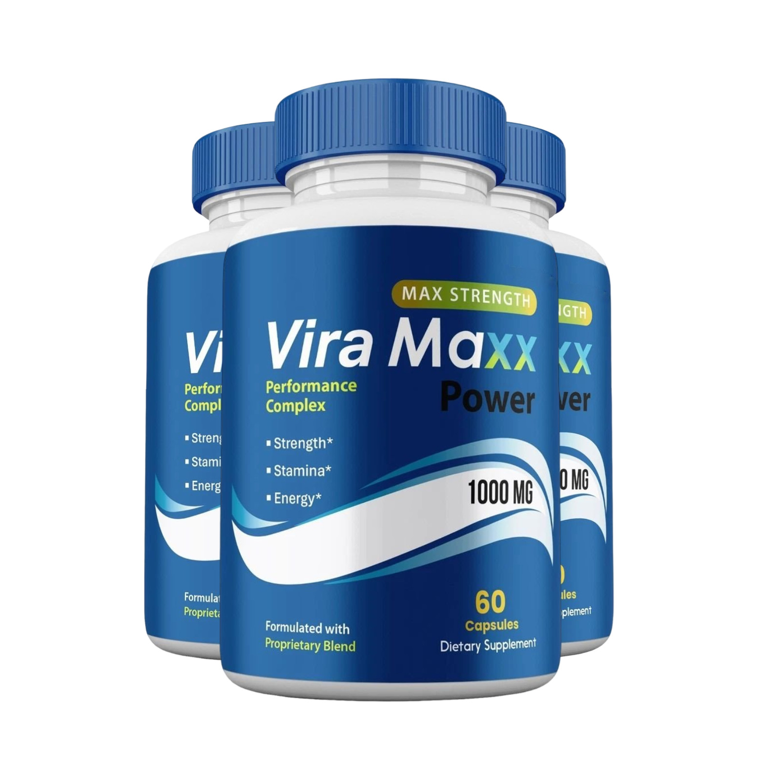 3-Pack ViraMaxx Power Capsules – Vira Maxx Male Natural Supplement – 180 Capsule