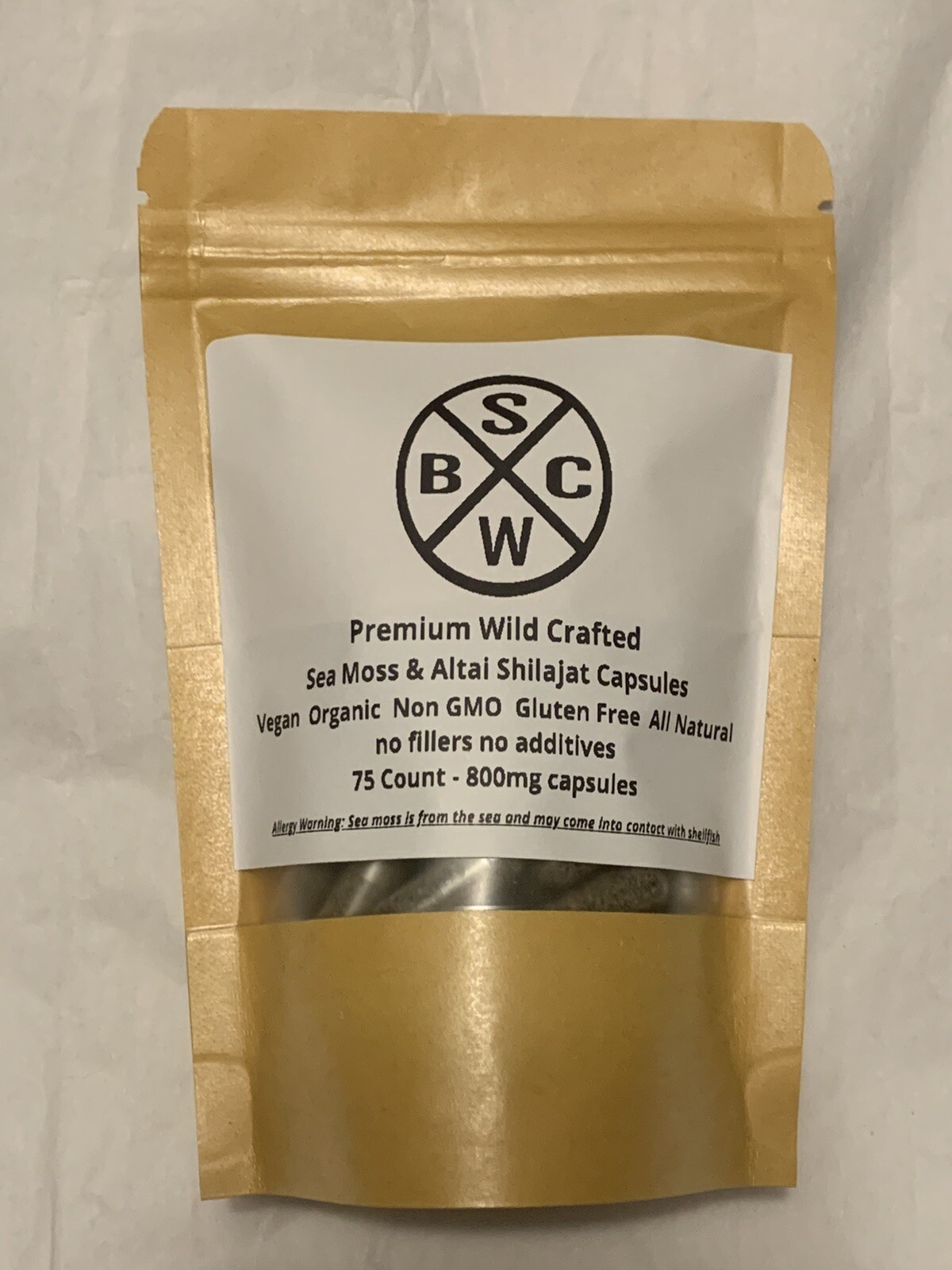 Sea Moss & Fulvic Acid Capsules -2000mg fresh made