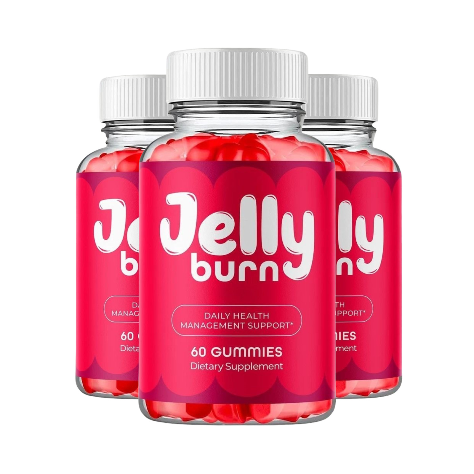 3-Pack Jelly Burn Mild JellyBurn – gels ACV Gummies Weight Loss – 180 Gummies