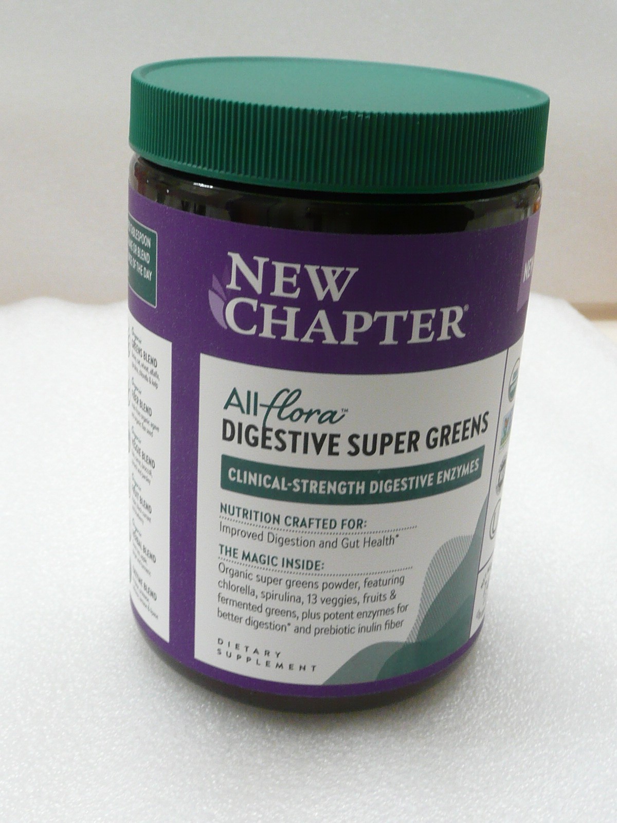 New Chapter All Flora Digestive Super Greens 7.4 oz Exp 05/2027