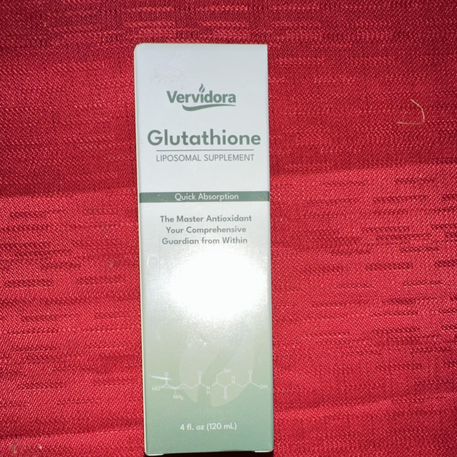 Vervidora Glutathione Liposomal Antioxidant Liquid 4 fl oz (120 mL)