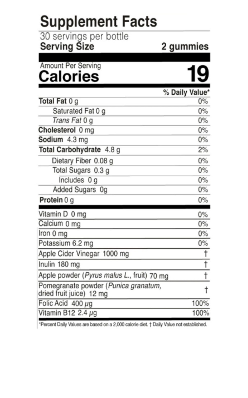 FARMASI Nutriplus Gummies – Apple Cider Vinegar 60 Gummies Exp 8/27