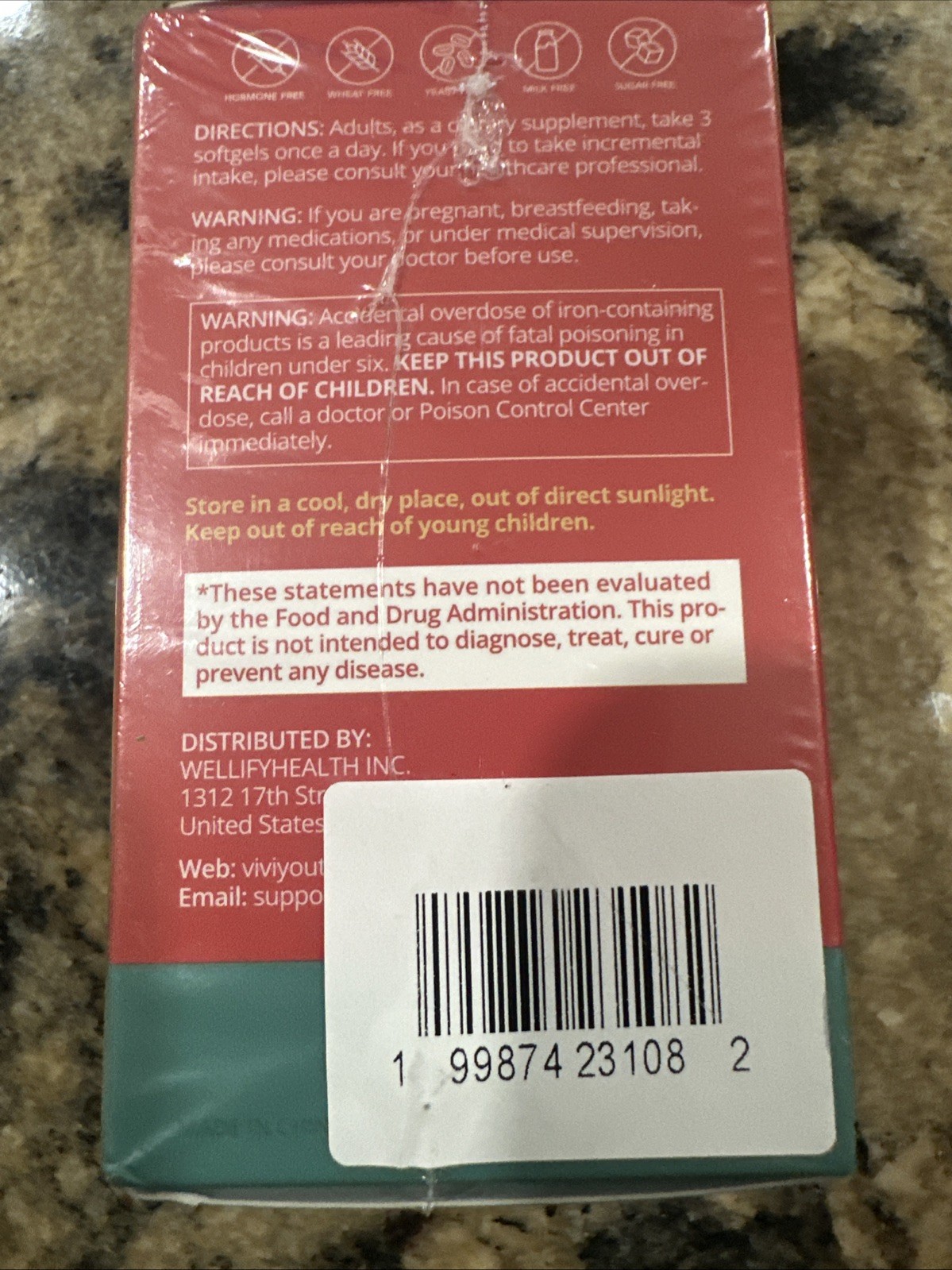VIVI Youth Saw Palmetto for Women with Mesoporosil – Pumpkin Seed Oil – Inositol