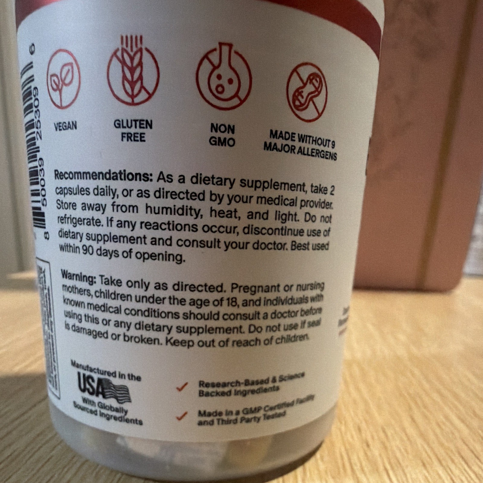 SNAP Berberine Complex 1200mg 60 Capsules Vegan Non-GMO Gluten-Free Exp 10/2029