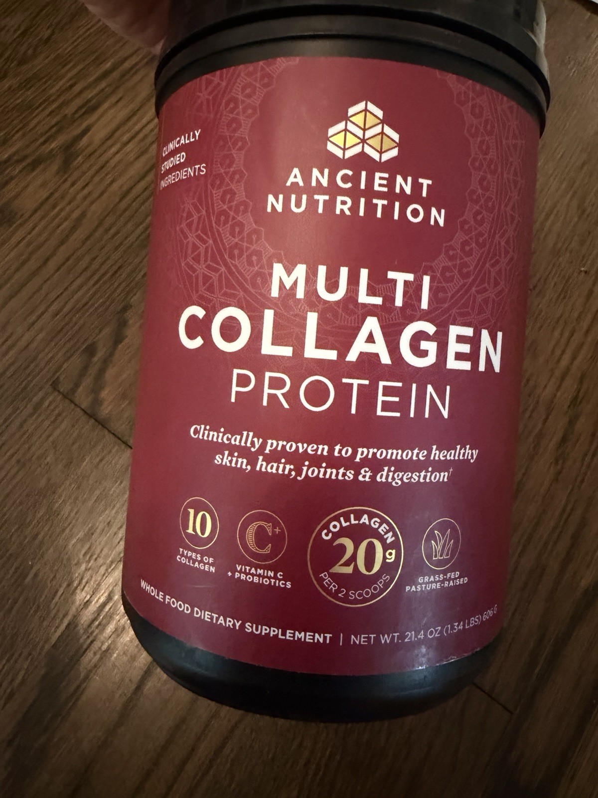 Ancient Nutrition Multi Collagen Protein Powder – 21.4 Oz NEW Sealed