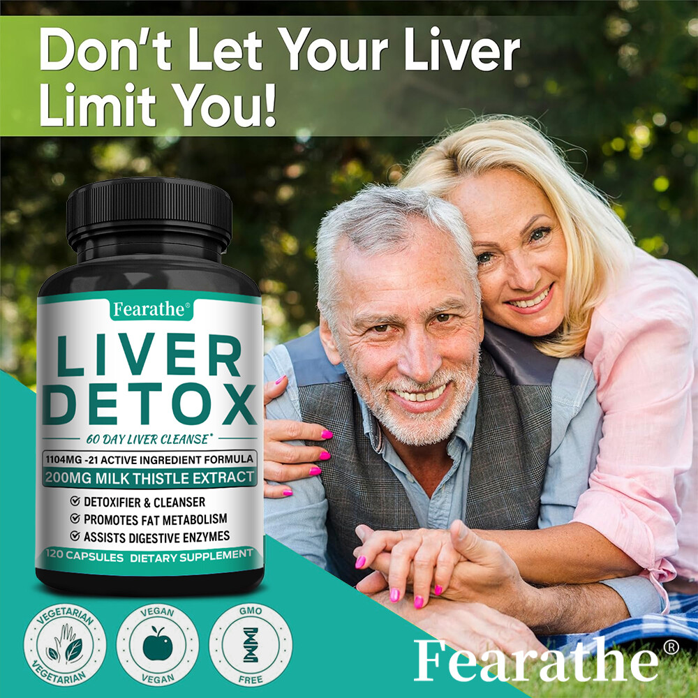 Liver Detoxification – 21 Active Ingredients Promote Fat Metabolism, Cleansing