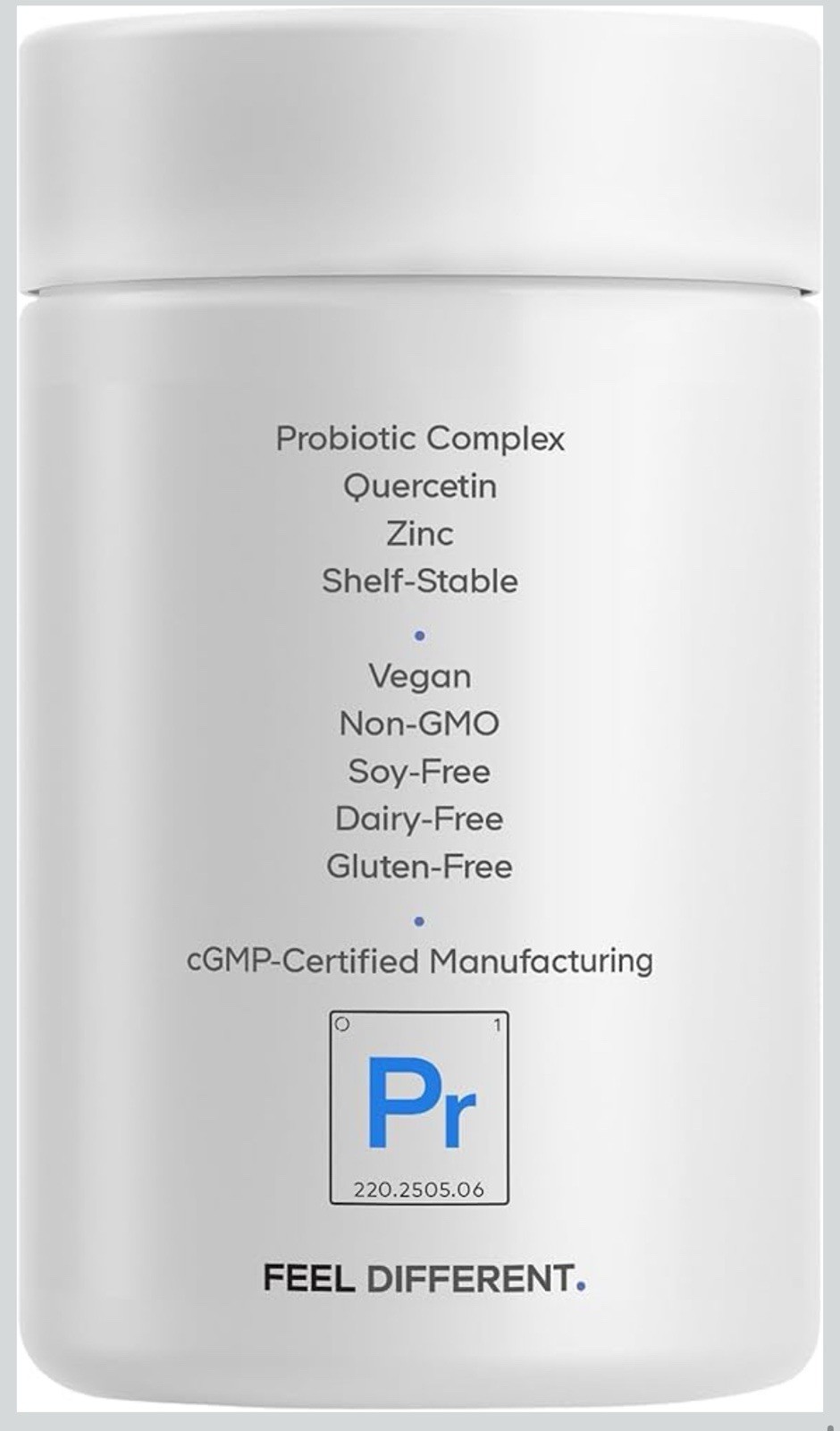 Codeage Probiotic+ 50 Billion CFU 12Strain D3, Zinc Bisglycinate, Quercetin 30ct
