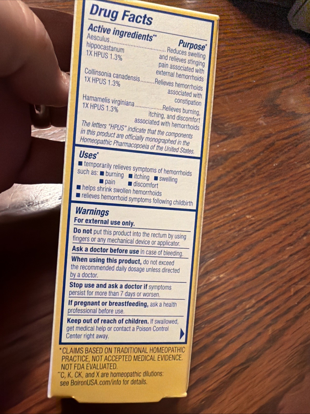 Boiron HemCalm Ointment Hemorrhoid Relief of Pain, Itching 1 Oz EXP 9/27