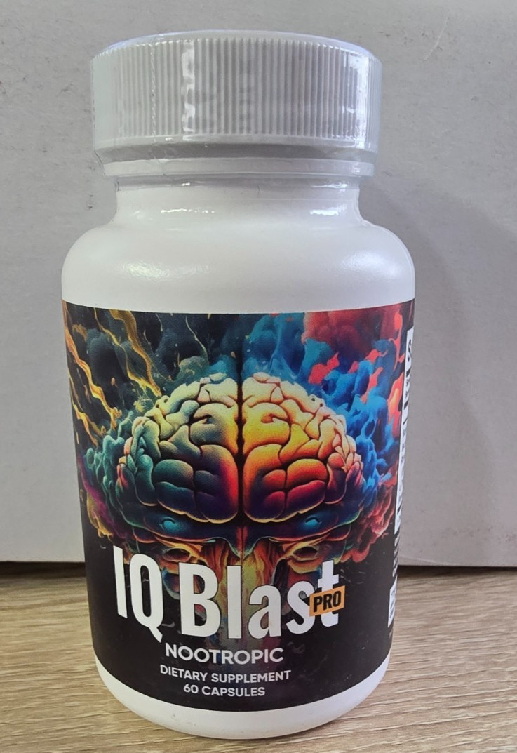 IQ Blast Pro nootropic Brain Supplement 30 Day Supply 60 Capsules Exp 07/27