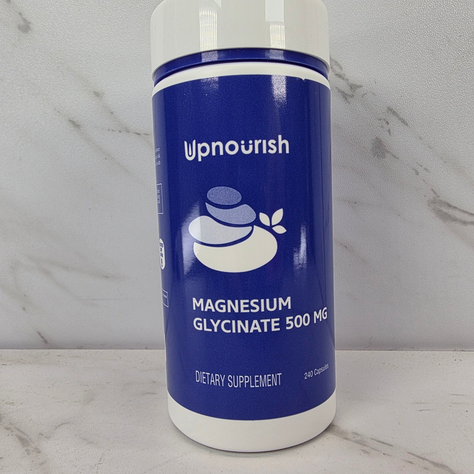 Upnourish Magnesium Glycinate 500mg 240 Capsules Dietary Supplement EXP 06/26