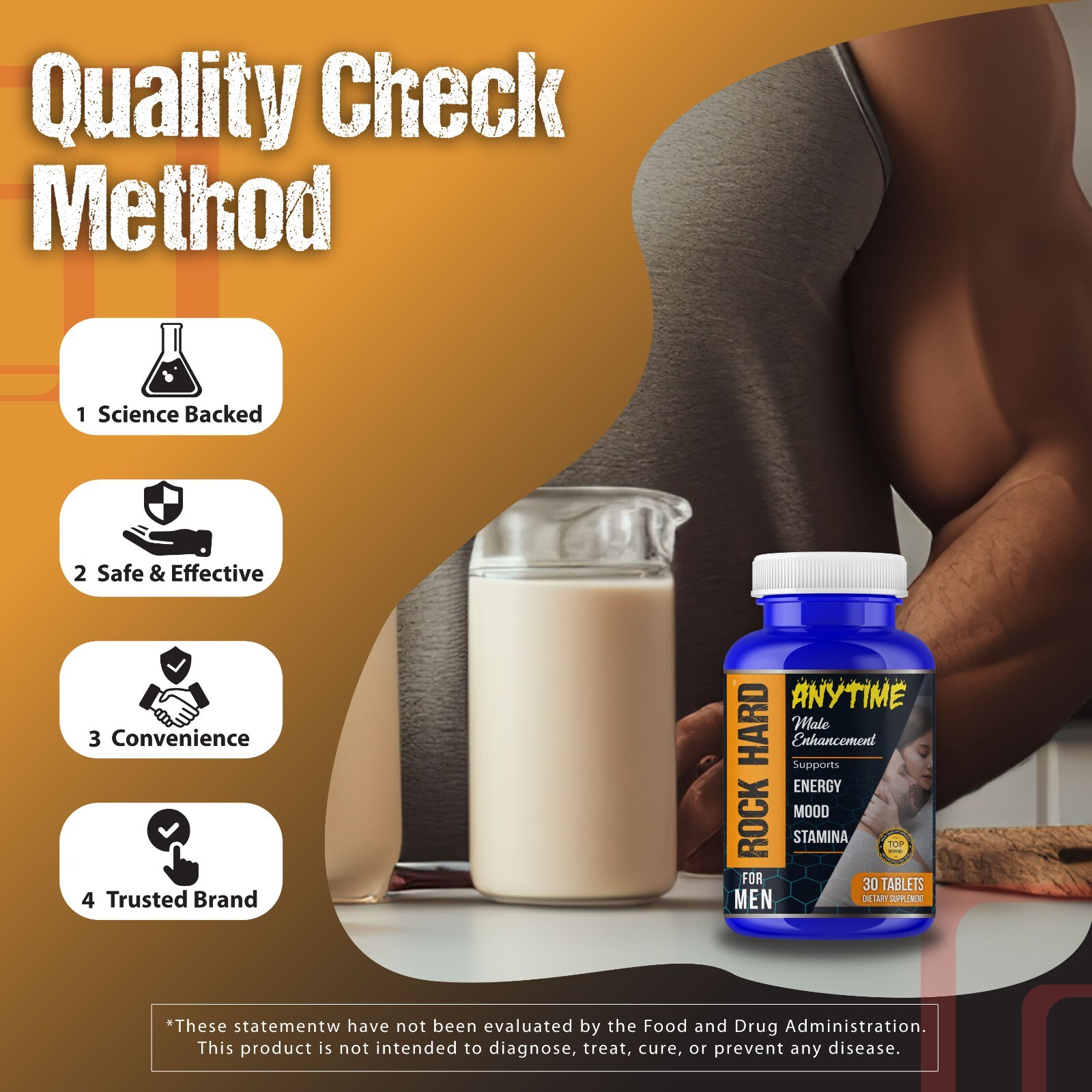 Testosterone Booster for Men, Male Enhancement Performance Libido Booster5/12/25
