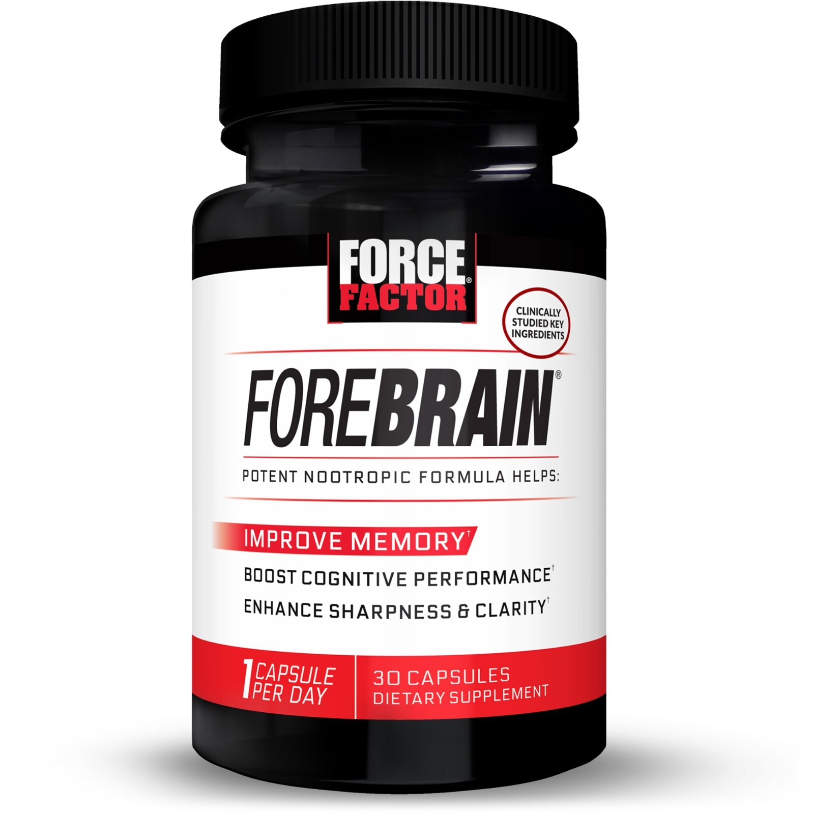 Force Factor Forebrain Brain Booster Nootropic Supplement – Focus Energy Memory