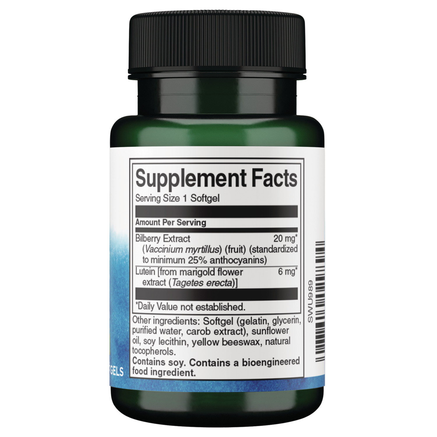 Swanson Standardized Lutein and Bilberry 60 Softgels
