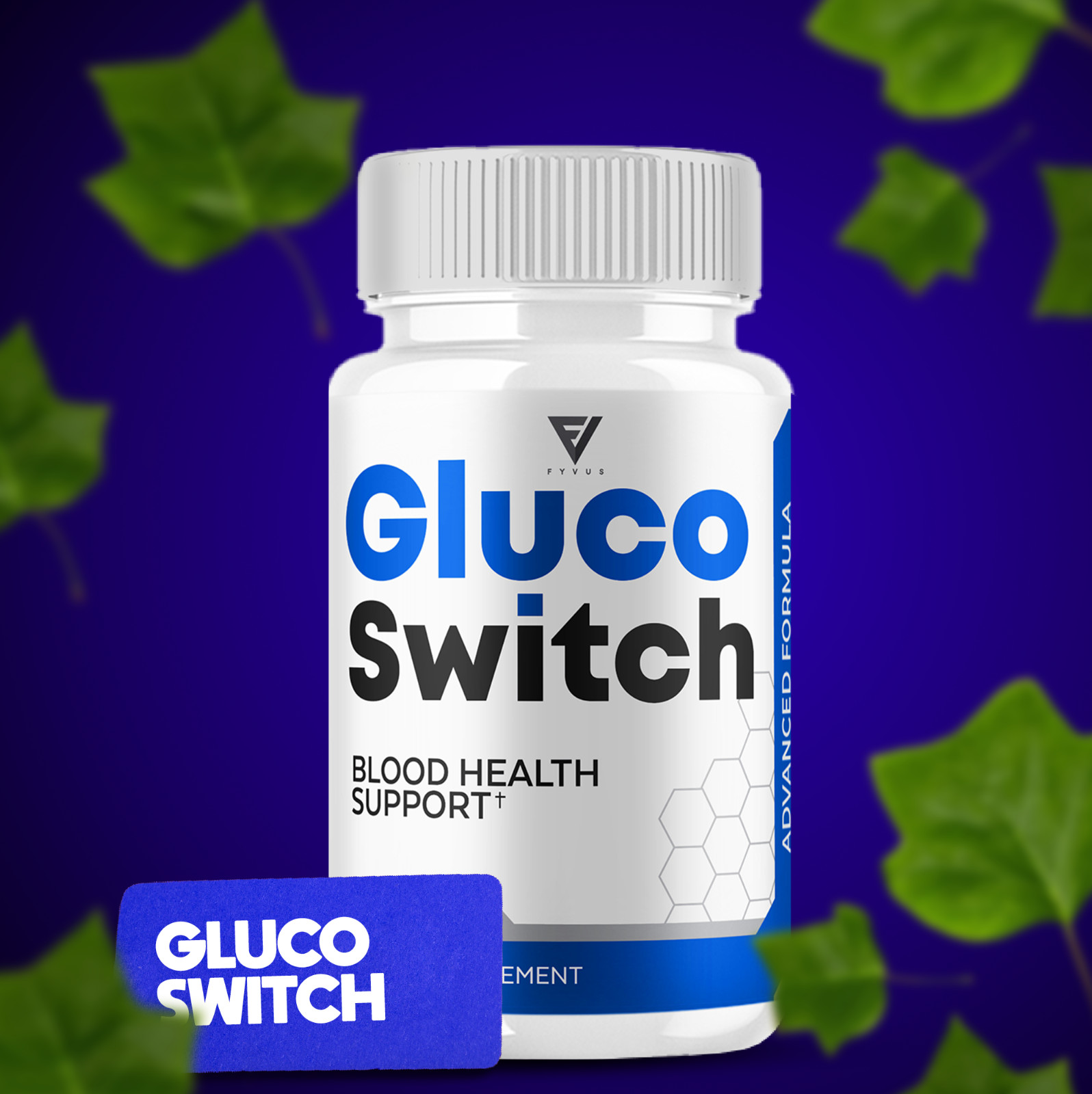 (5 Pack) Gluco Switch Blood Support Pills GlucoSwitch Supplement (300 Capsules)