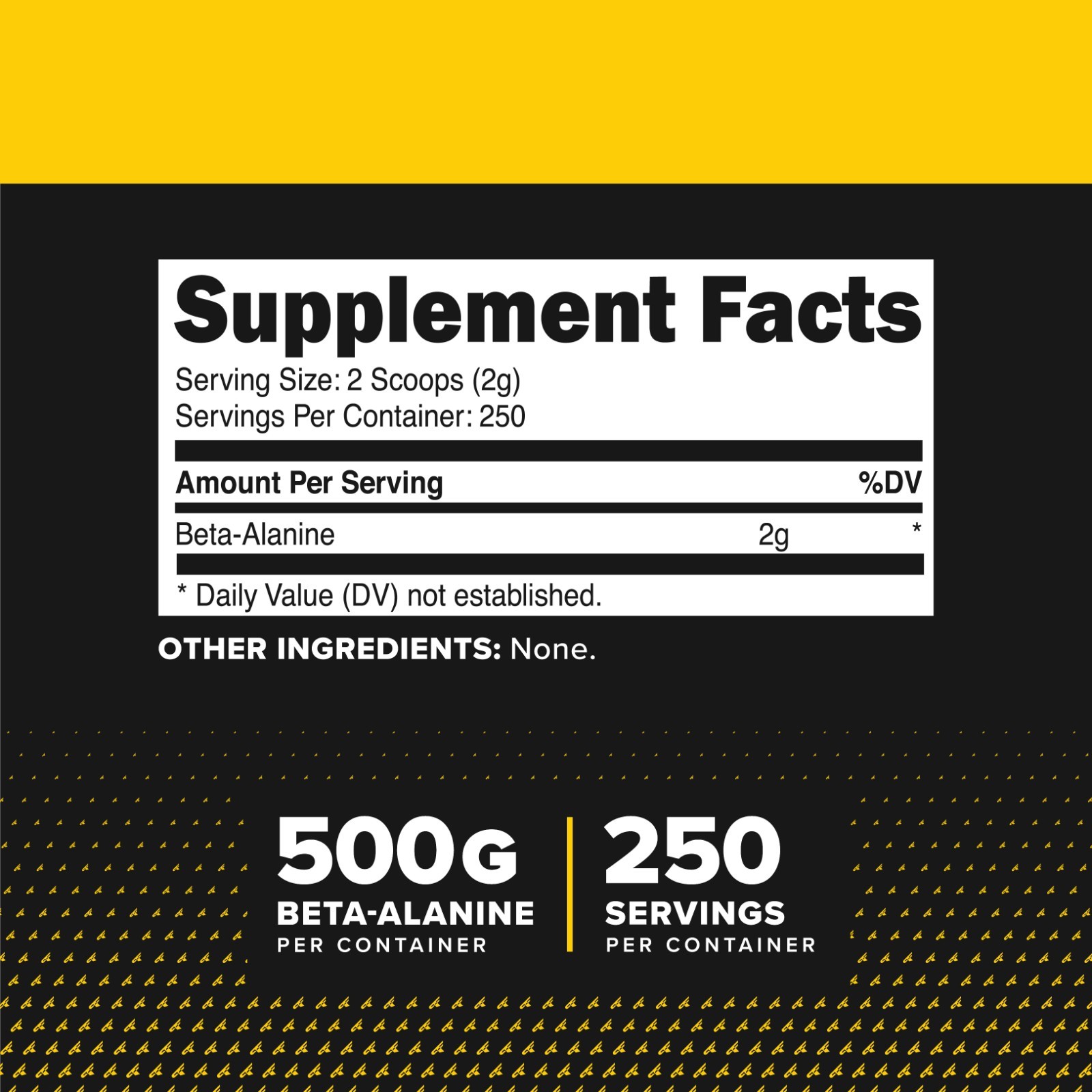 PrimaForce Beta Alanine Powder, Unflavored, 500 Grams, 167 Servings
