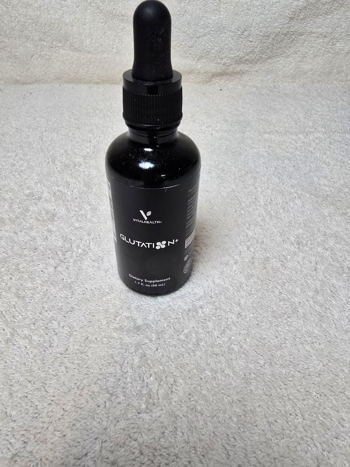 VitalHealth Glutathione Plus Liquid Drops Antioxidant w/ Vitamin C 1.7 fl oz