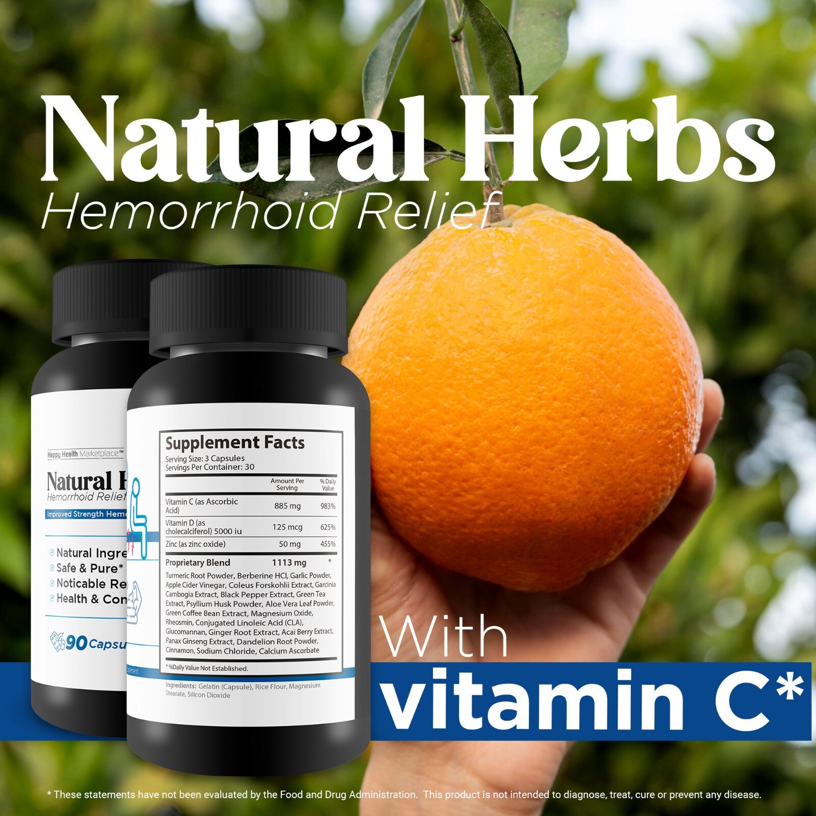 Natural Herbs Hemorrhoids Capsules – Our Best Hemorrhoid Relief Supplement