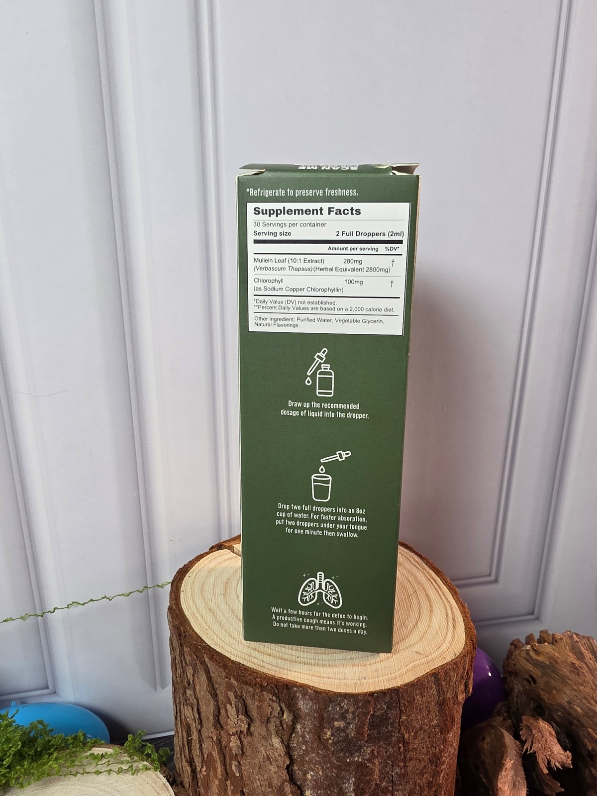 BetterBrand Better Lungs Drops Mullein Chlorophyll Lung Health Support