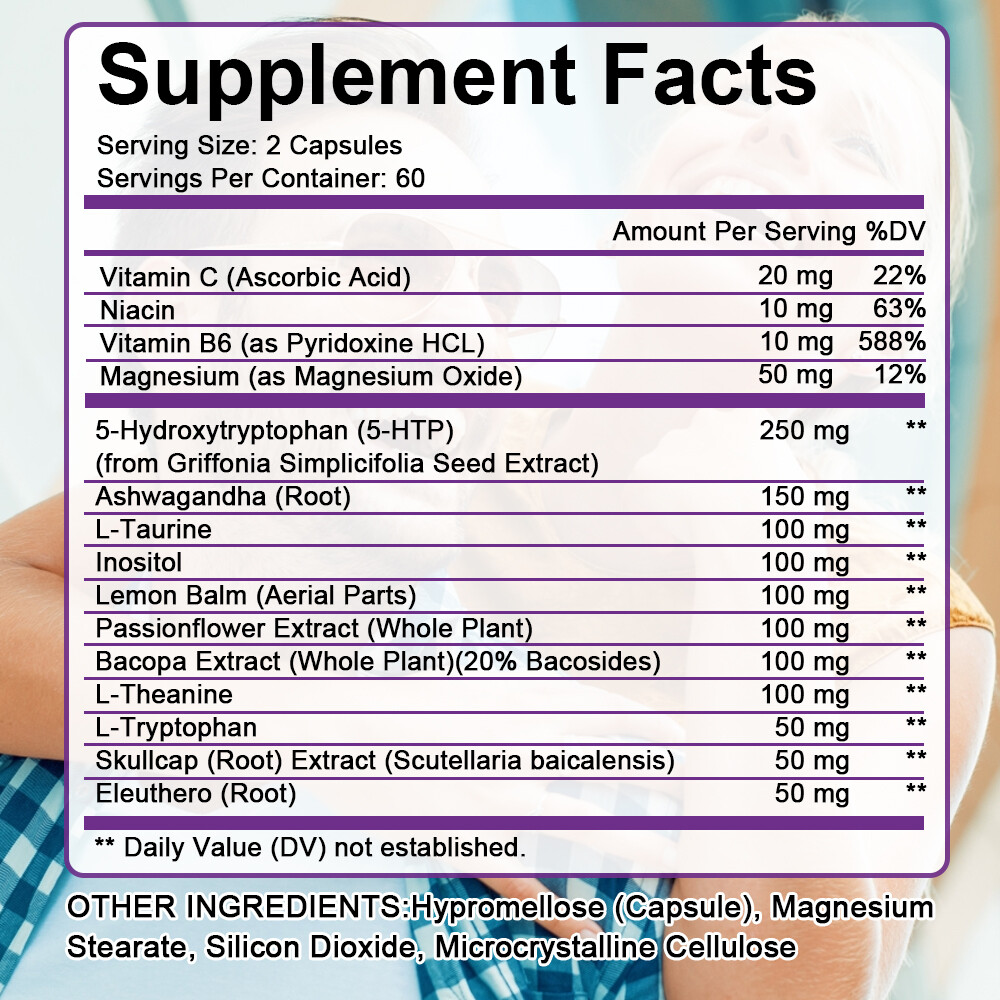 5-HTP Caps, Serotonin Support for Sleep and Stress, Supports Weight Loss, 5HTP