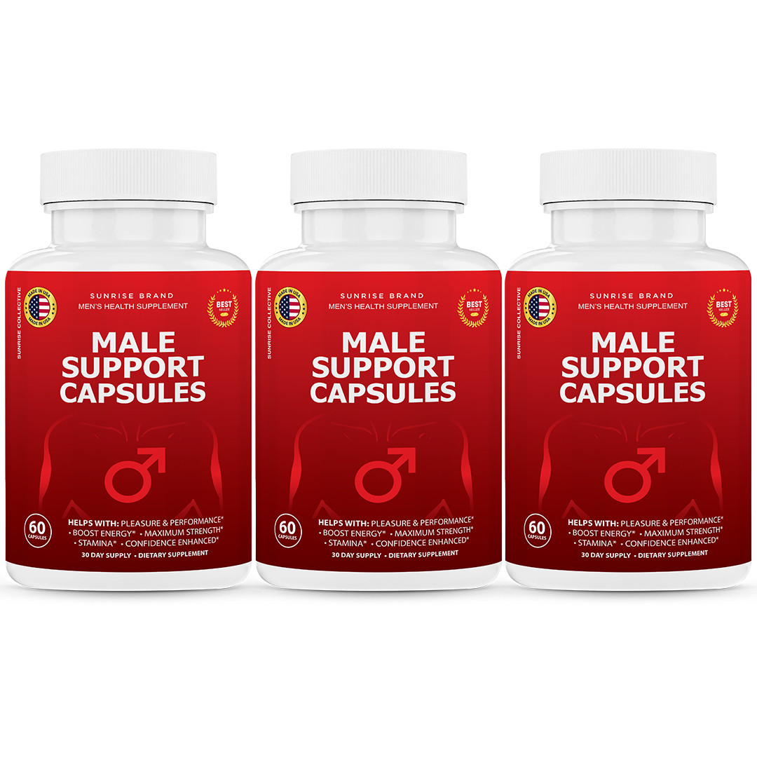 Male Support Capsules – Men’s Health Supplement – 3 Pack
