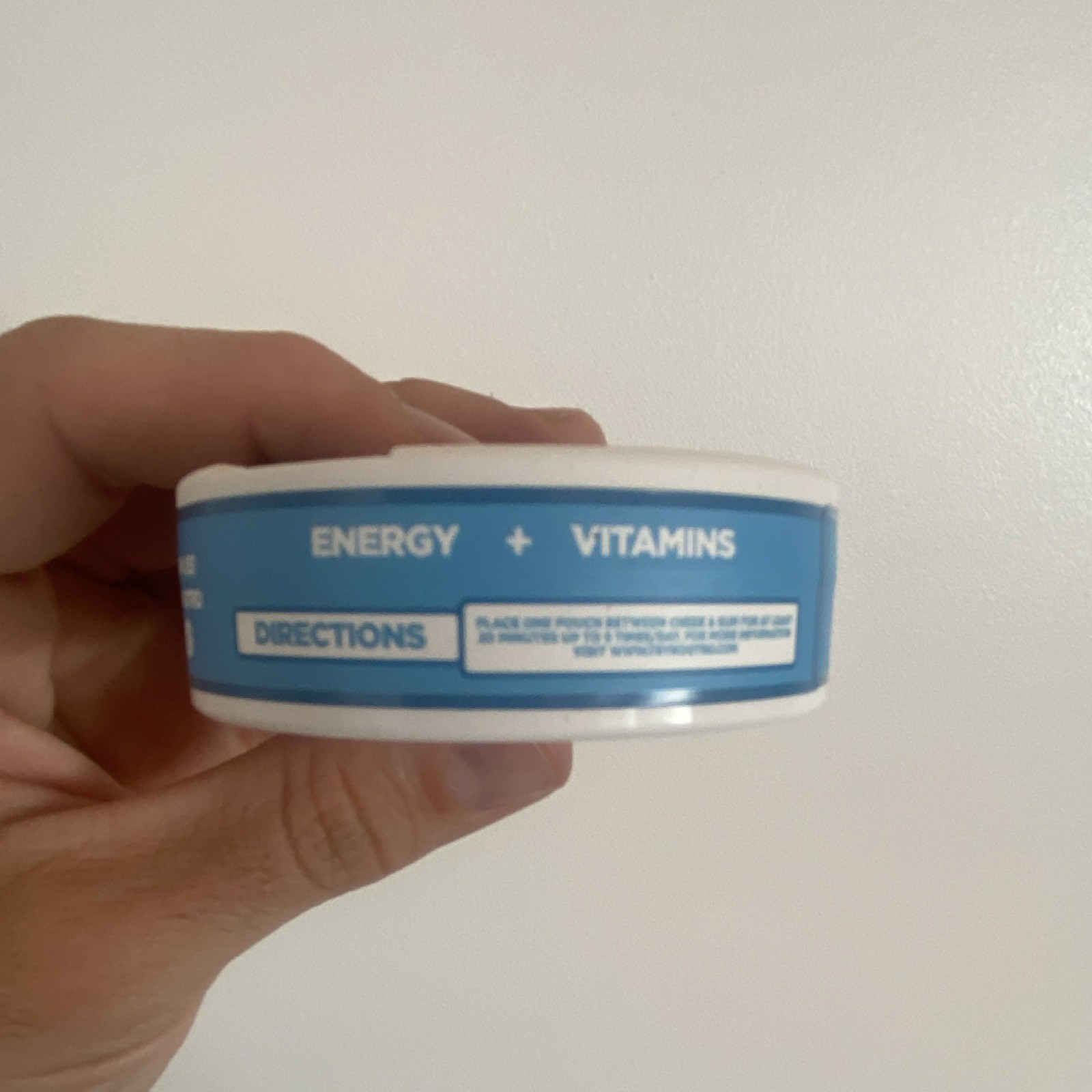 NOOTRO Frosty Mint Energy Pouches Nicotine Free Zero Sugar 40mg Caffeine 20ct