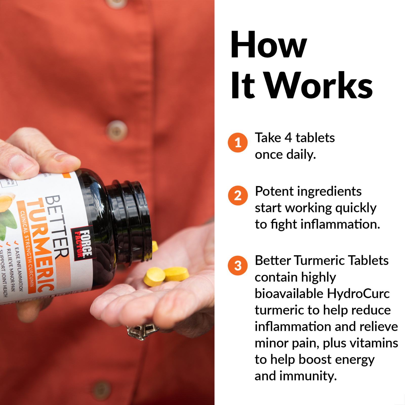 Force Factor Better Turmeric Clinical Strength Curcumin w/ Black Pepper Extract