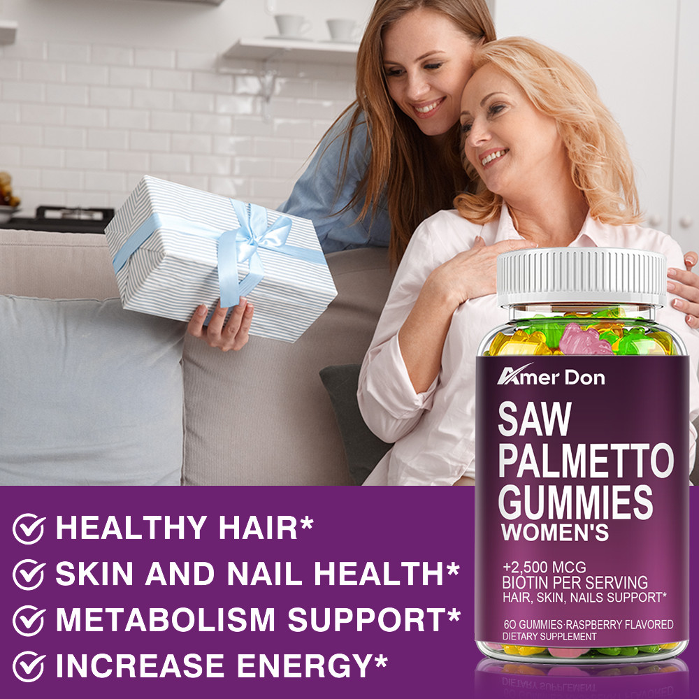 Saw Palmetto Gummies 2500mg for Sleep&Prostate Supplement,Men’s Health Support