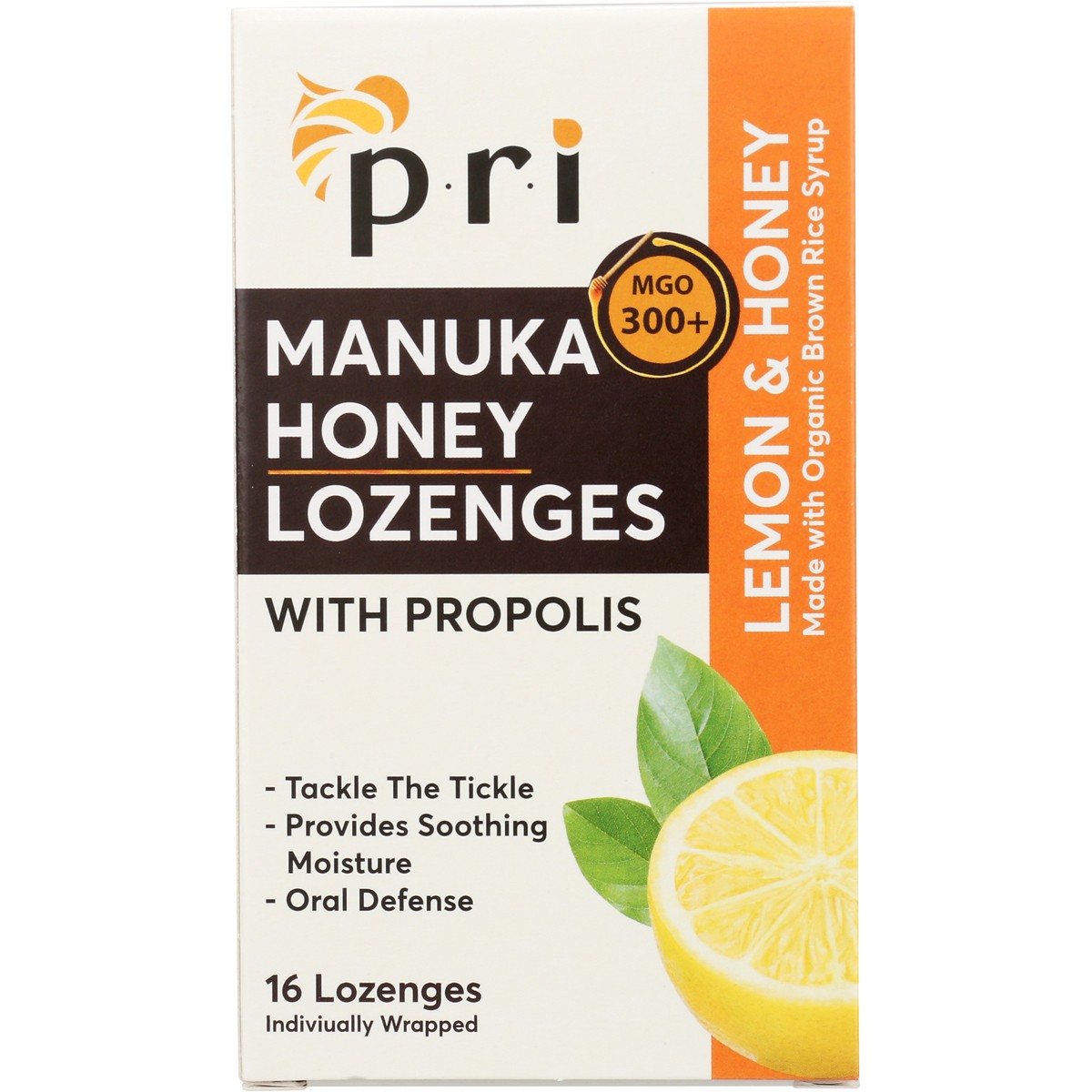 Pacific Resources Intl Manuka Honey Propolis Soothing Lozenges Rice 4G 1 Pack