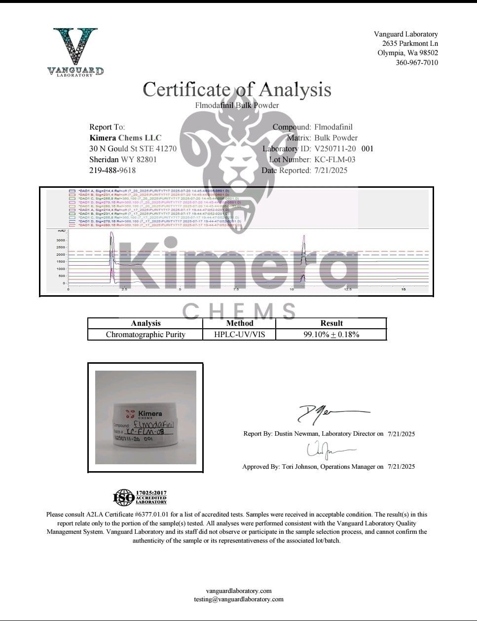 Kimera Chems CRL-40,940 50mg/mL Liquid 30mL