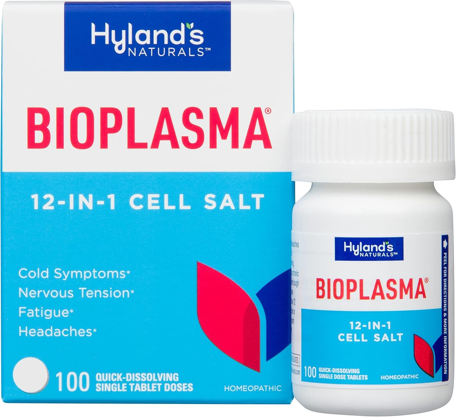 Hyland’s Bioplasma Cell Salts Tablets, Natural 100 Count (Pack of 1)