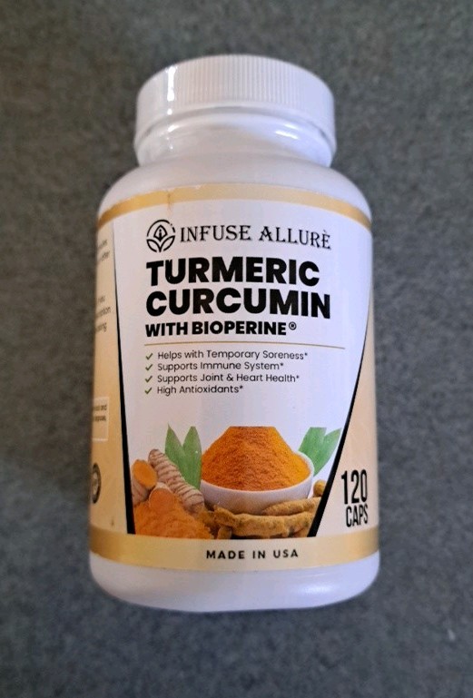 Turmeric Curcumin with Bioperine Supplement – 120ct.