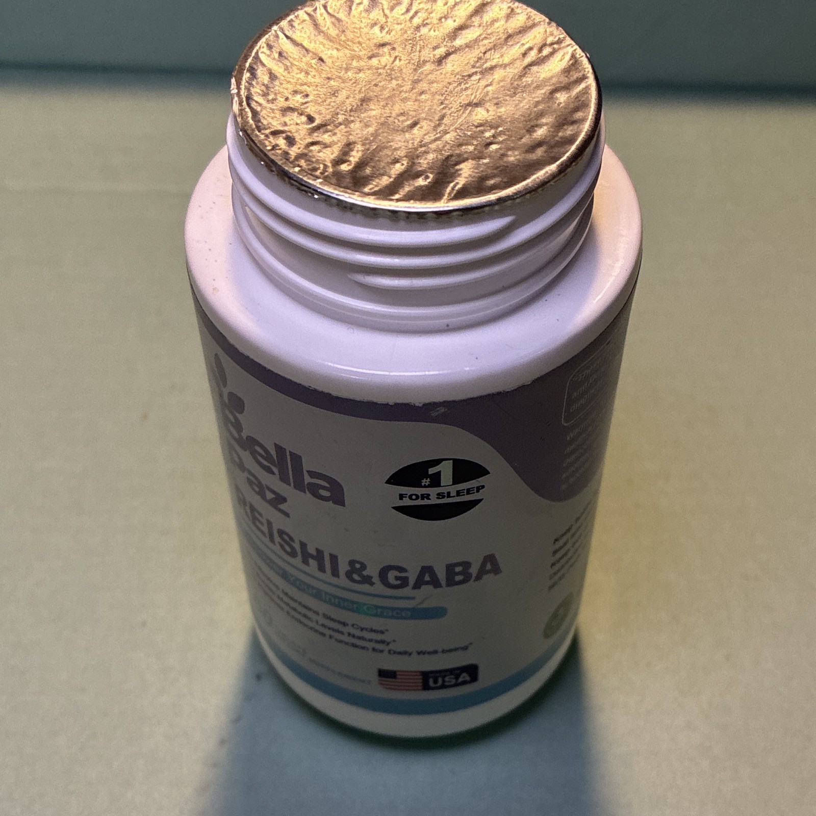 Bella Paz Reishi & GABA Sleep Support 60 Tablets w/ L-Theanine Exp 06/27