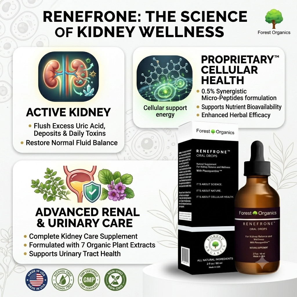 Kidney Support Drops – Advanced Kidney Cleanse & Detox Liquid Supplement